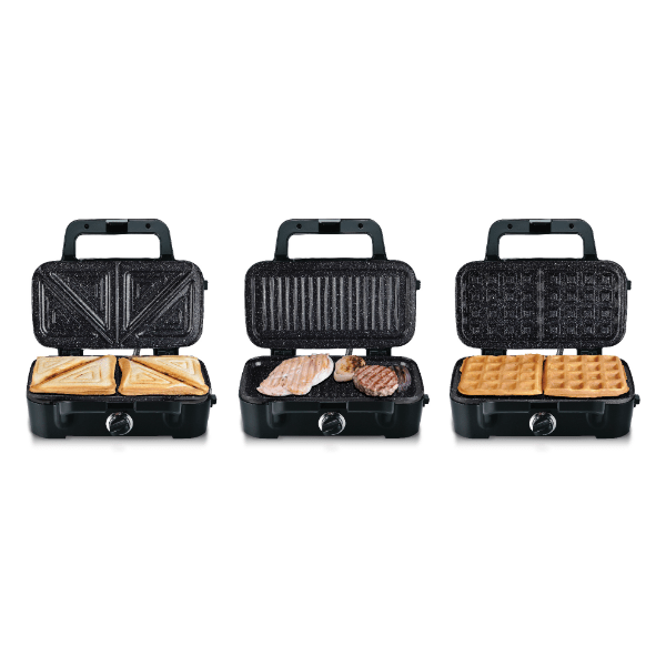 SMART 3-in-1 Grill/Panini/Waffle/Sandwich Maker