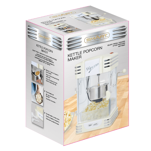 SMART Kettle Popcorn Maker Cream Colour