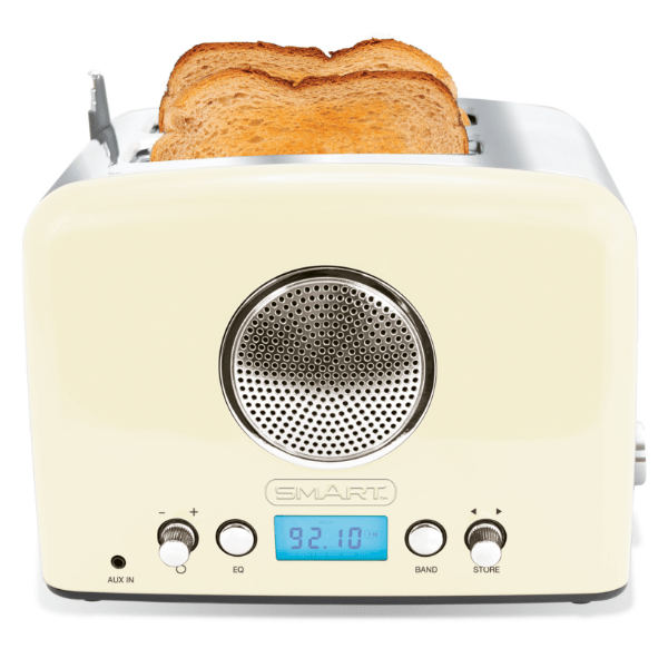 SMART Radio Toaster (Retro Ivory Cream)