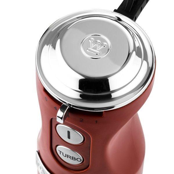 Westinghouse Retro Hand Blender with 5 speed settings, Red